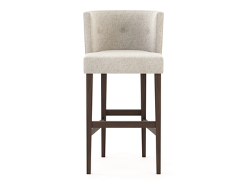 MILOS - High fabric stool with footrest by Stylish Club - view 3